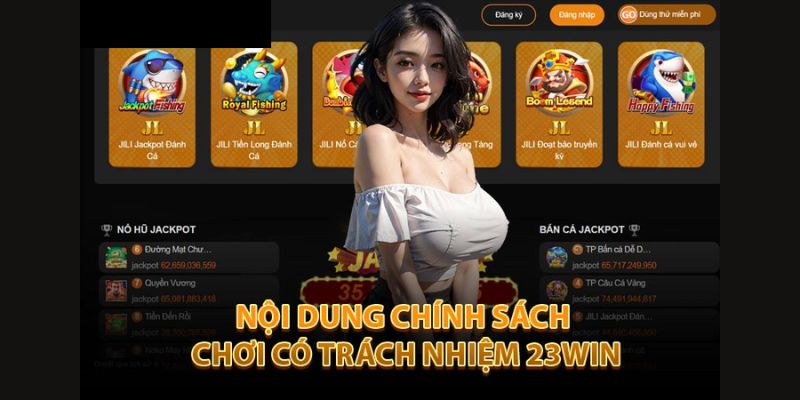 Công cụ hỗ trợ người chơi có trách nhiệm tại 23win