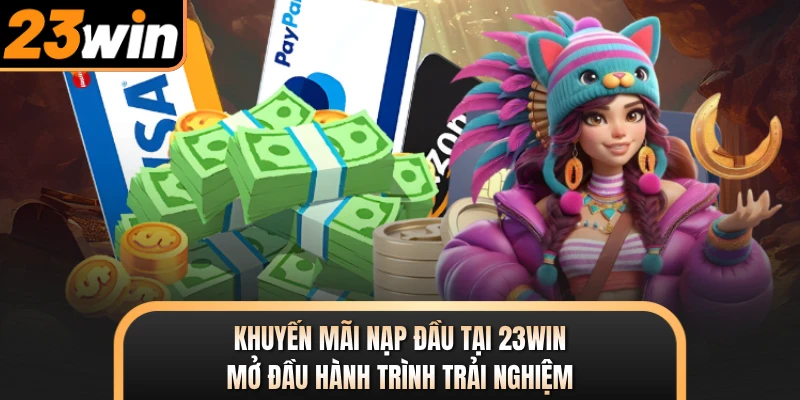 Khuyến mãi nạp đầu tại 23WIN mở đầu hành trình trải nghiệm
